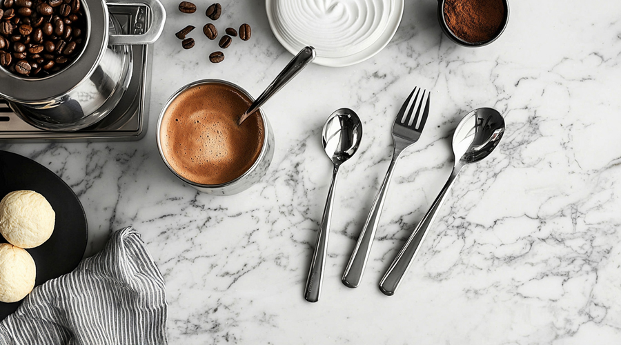 stainless steel portable cutlery set
